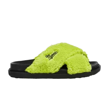 Кроссовки Marni Wmns Fussbett Sabot Green Chartreuse, зеленый