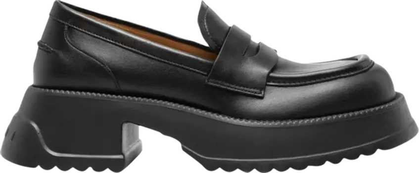 Кроссовки Marni Wmns Moccasin 'Black', черный