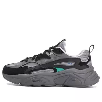 Кроссовки mars 1s breathable retro sneakers 'grey black' Fila, черный
