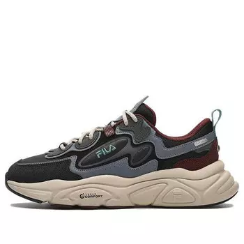 Кроссовки mars 1s lowtop running shoes 'black grey red' Fila, черный