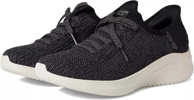 Кроссовки Martha Stewart - Ultra Flex 3.0 - Day Light Hands Free Slip-Ins SKECHERS, черный