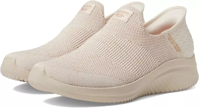 Кроссовки Martha Stewart Ultra Flex 3.0 - Neptune Hands Free Slip-Ins SKECHERS, цвет Natural
