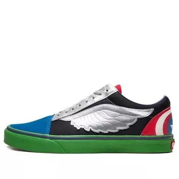 Кроссовки marvel x old skool 'avengers' Vans, черный