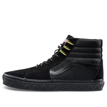 Кроссовки marvel x sk8-hi 'black panther' Vans, черный