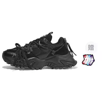 Кроссовки masongarments Shark Tooth Series Chunky Sneakers Unisex Low-top, бежевый