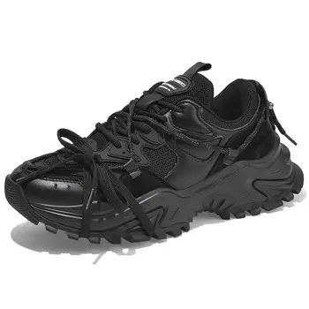 Кроссовки masongarments Shark Tooth Series Chunky Sneakers Unisex Low-top, серый