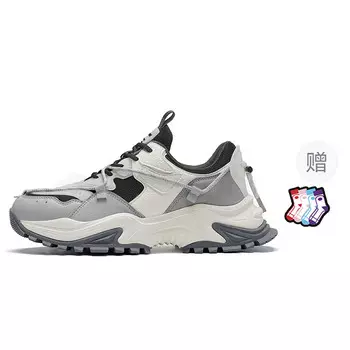 Кроссовки masongarments Shark Tooth Series Chunky Sneakers Unisex Low-top Heritage Gray, серый