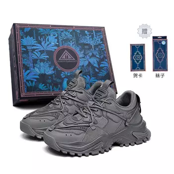 Кроссовки masongarments Shark Tooth Series Chunky Sneakers Unisex Low-top, цвет Galaxy Gray