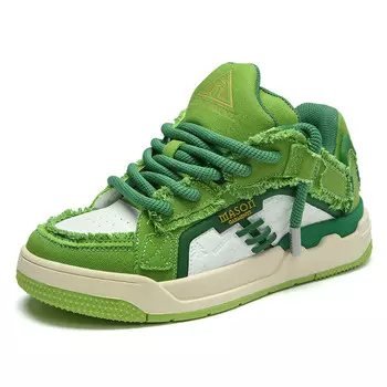 Кроссовки masongarments Stylish Skateboarding Shoes Unisex Low-top Green, цвет Apple Green