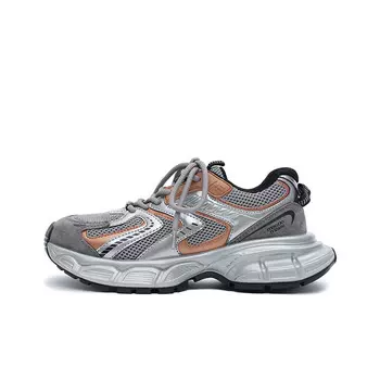 Кроссовки MASOOMAKE Chunky Sneakers Women's Low-top, коричневый