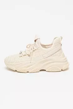 Кроссовки Massive Project из текстиля со скошенной подошвой Steve Madden, белый