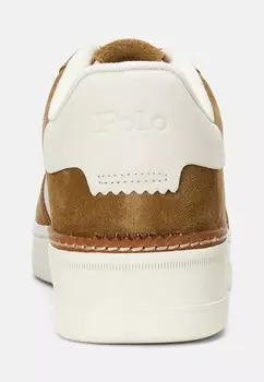 Кроссовки MASTERS COURT LEATHER SUEDE SNEAKER Polo Ralph Lauren, коричневый