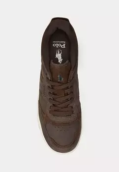Кроссовки MASTERS SPORT SUEDE-NUBUCK SNEAKER Polo Ralph Lauren, темно-коричневый