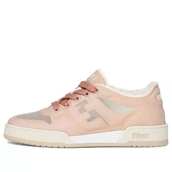 Кроссовки match low top mesh 'pink' Fendi, розовый