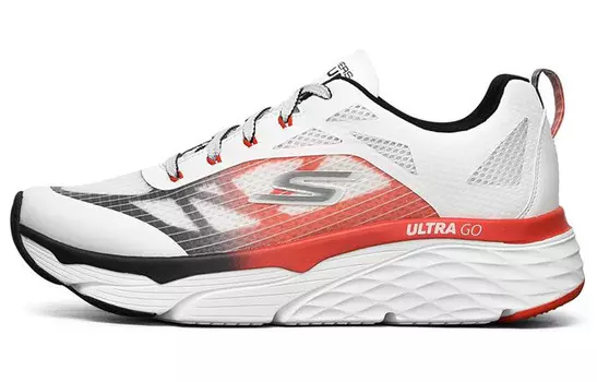 Кроссовки Max Cushioning для тренировок для мужчин с низким верхом белого цвета Skechers