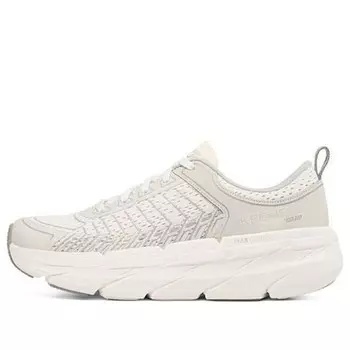 Кроссовки max cushioning premier low-top running shoes white/grey Skechers, белый