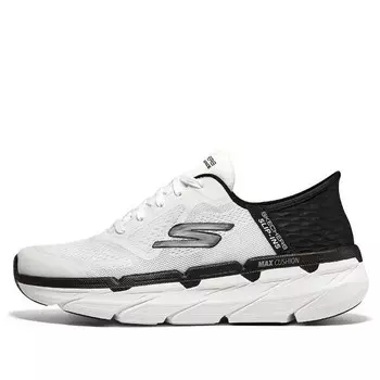 Кроссовки max cushioning premier slip-ins 'white black' Skechers, белый