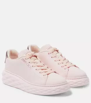 Кроссовки макси diamond light Jimmy Choo, розовый
