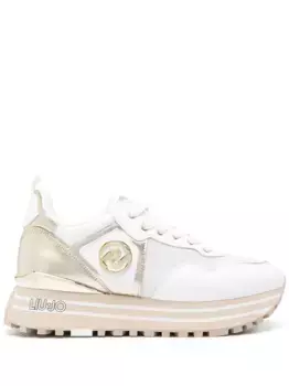 Кроссовки Maxi Wonder с логотипом LIU JO, белый