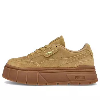 Кроссовки mayze stack suede 'brown gold' Puma, коричневый