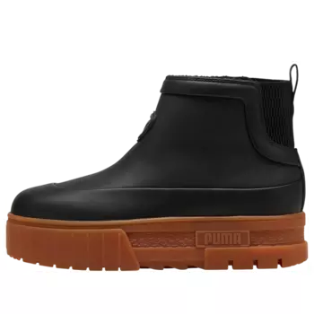 Кроссовки mayze wellis leather mid Puma, черный