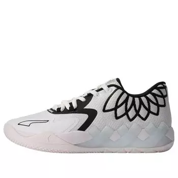 Кроссовки mb.01 low lamelo ball 'team colors - white black' Puma, белый