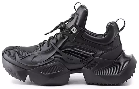 Кроссовки Mecha Four Seasons Chunky унисекс с низким верхом черного цвета Ogr