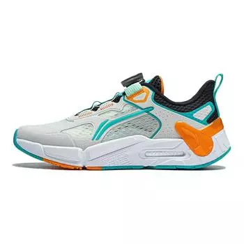 Кроссовки MECHA V2 Kids Lifestyle GS Low-top Серый/Зеленый/Желтый Lining Young, желтый