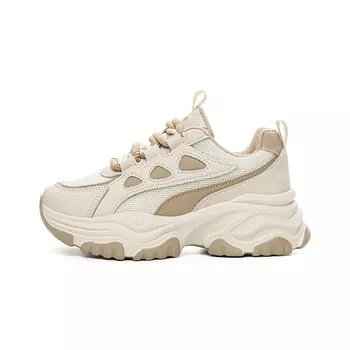 Кроссовки MED Dictionary Chunky Sneakers Women's Low-top, бежевый/черный