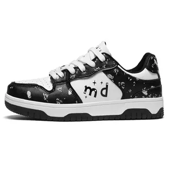 Кроссовки MED Dictionary Skateboarding Shoes Unisex Low-top, черный/белый