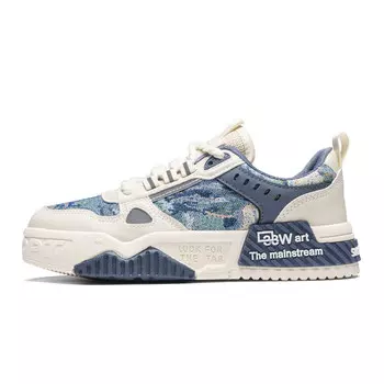 Кроссовки MED Dictionary Skateboarding Shoes Women's Low-top, бежевый/красный