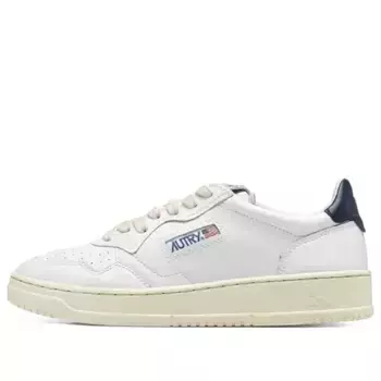 Кроссовки medalist leather low 'white dark blue' Autry, белый