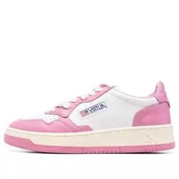 Кроссовки medalist low top bicolor 'white baby pink' Autry, белый