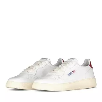 Кроссовки медалиста из кожи Autry International, красный