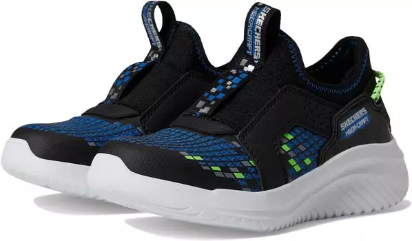 Кроссовки Mega Craft - Ultra Flex 3.0 402183L SKECHERS KIDS, цвет Black/Blue/Lime