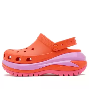Кроссовки mega crush clogs 'orange pink' Crocs, оранжевый