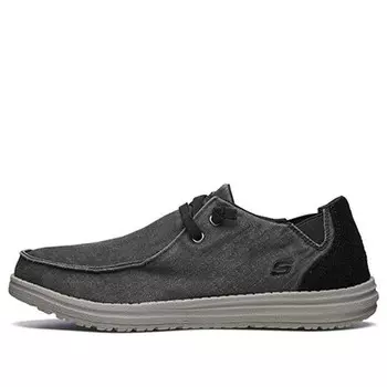 Кроссовки melson leisure shoes black Skechers, черный