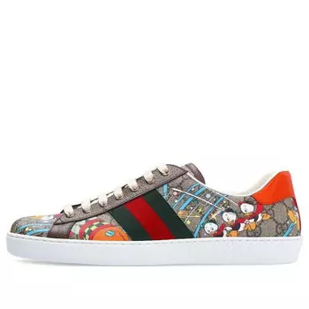 Кроссовки men's disney x donald duck ace sneaker Gucci, бежевый