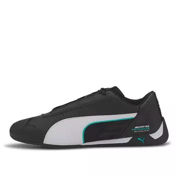 Кроссовки mercedes r-cat 'black grey green' Puma, черный