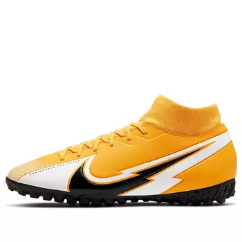 Кроссовки mercurial superfly 7 academy tf turf Nike, черный