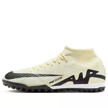 Кроссовки mercurial superfly 9 academy tf high 'lemonade black' Nike, желтый