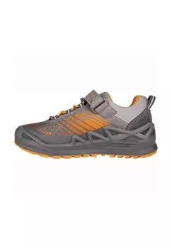 Кроссовки MERGER GTX JUNIOR LO Lowa, цвет graphit/mango