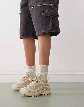 Кроссовки Merrell Moab Speed 2 gtx бежевого цвета