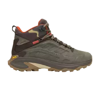 Кроссовки Merrell Moab Speed 2 LTR Mid Waterproof Olive, зеленый
