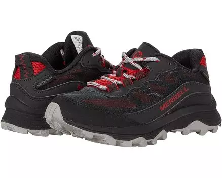 Кроссовки Merrell Moab Speed Low Waterproof, цвет Grey/Black/Red