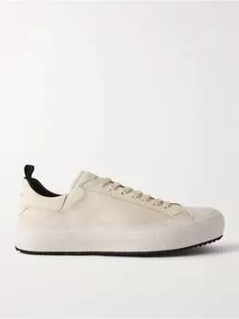 Кроссовки Mes из нубука OFFICINE CREATIVE, белый