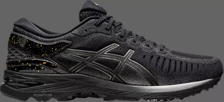 Кроссовки metarun 'black gunmetal' Asics, черный