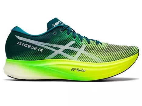 Кроссовки metaspeed edge+ 'velvet pine safety yellow' Asics, синий