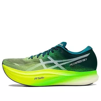 Кроссовки metaspeed sky Asics, зеленый