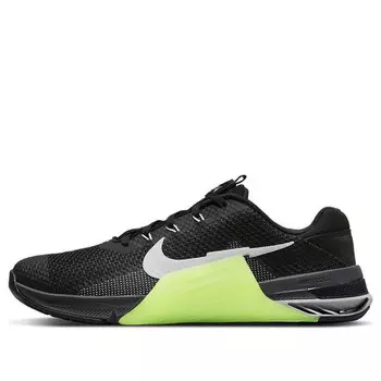Кроссовки metcon 7 'black volt' Nike, черный